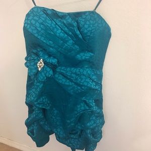 Blue Cocktail Dress